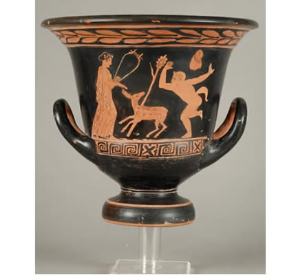 Vaso del V sec. a.C. al museo archeologico di Agrigento