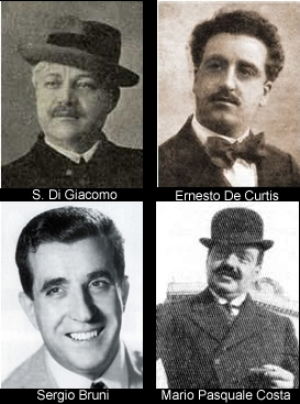 Ernesto De Curtis, Salvatore Di Giacomo, Pasquale Mario Costa, Sergio Bruni