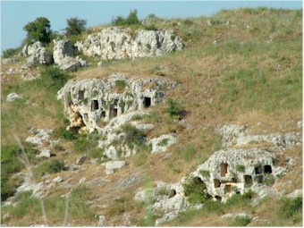 Necropoli di Pantalica in provincia di Ragusa