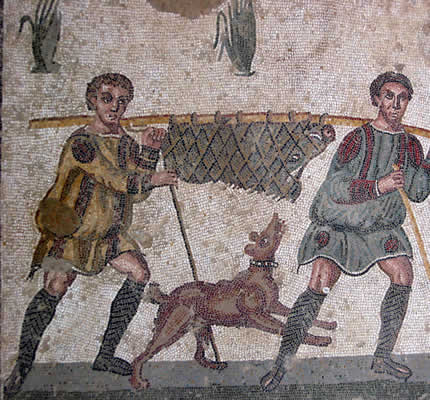 Mosaico della Villa del Casale a Piazza Armarina(EN)