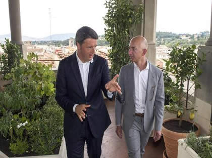 Renzi e Bezios