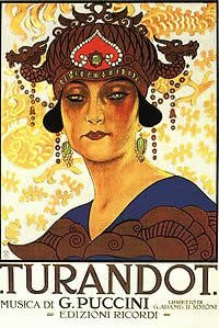 Poster Turandot, edizioni Ricordi da Wikipedia