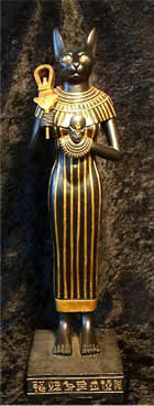 Statuetta rappresentante la dea egiziana Bastet