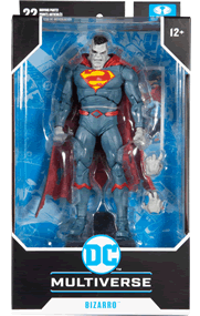 Dc Multiverse Action Figure Superman Bizarro dc Rebirth 18 cm.