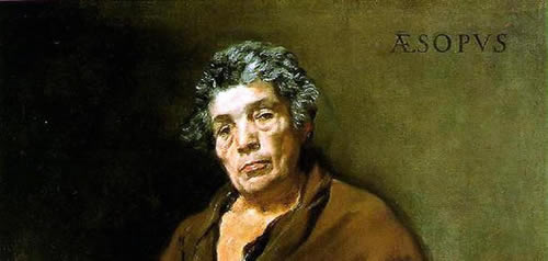 Esopo dipinto dal pittore Velazquez